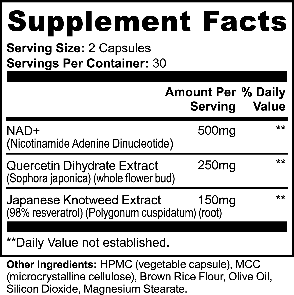 NAD+ Supplements
