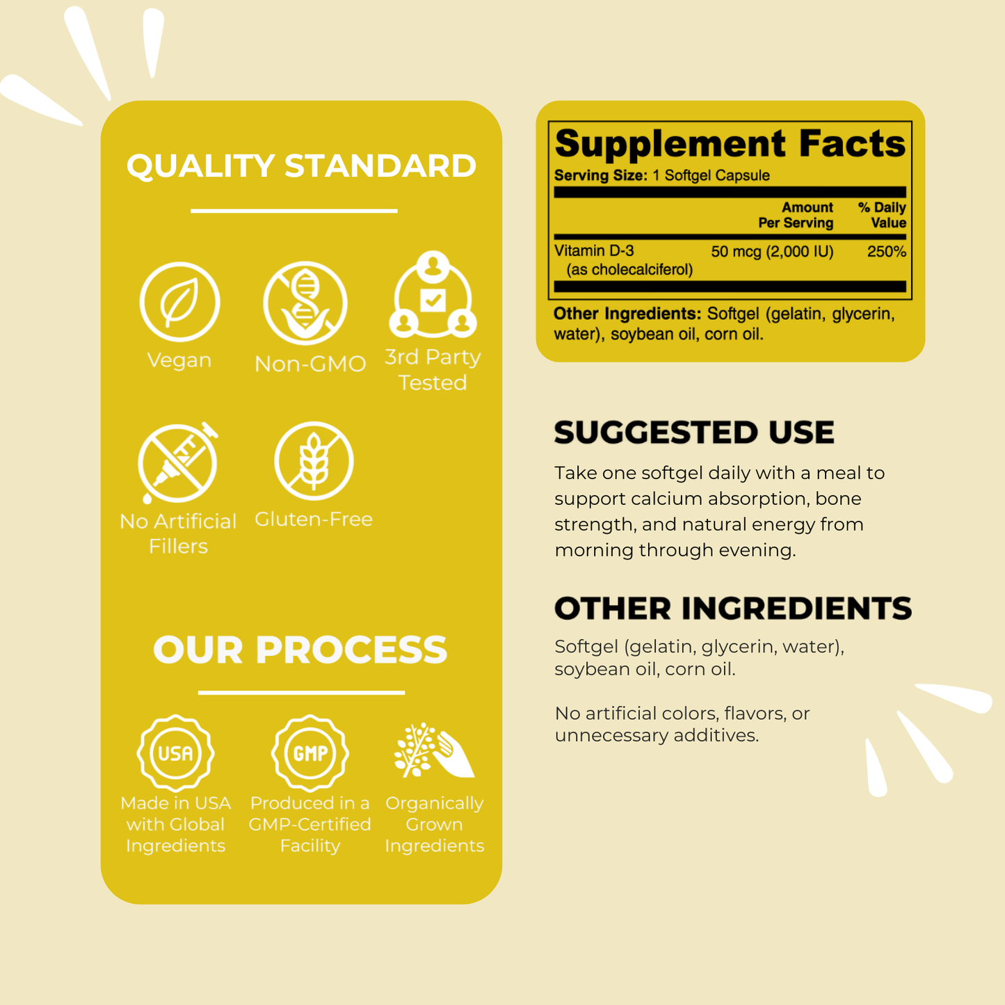 D3 BOOST- Supports Bone Strength