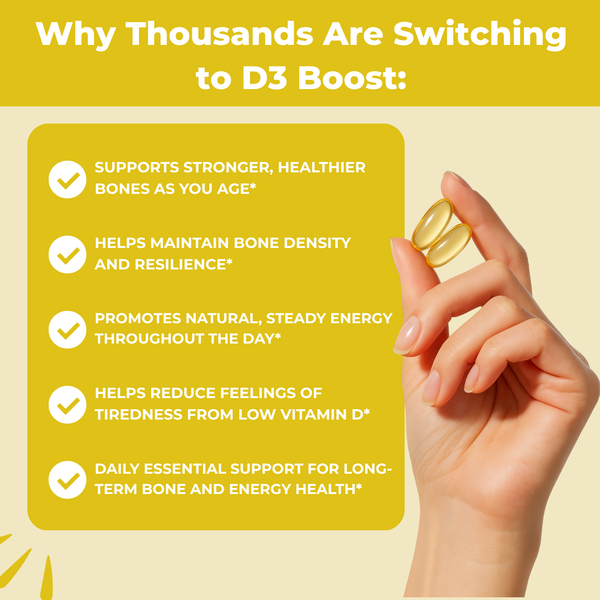 D3 BOOST- Supports Bone Strength
