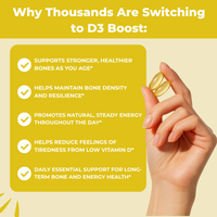 D3 BOOST- Supports Bone Strength