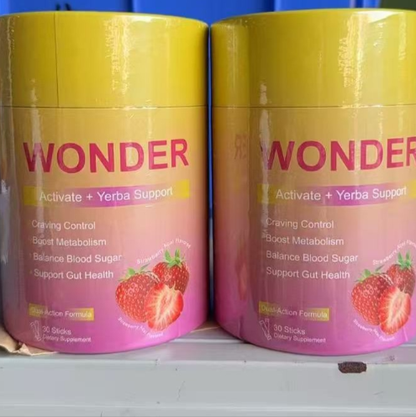 Strawberry Flavored Probiotic Dietary Supplement Powder