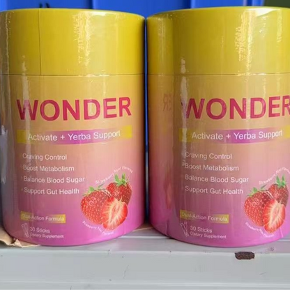 Strawberry Flavored Probiotic Dietary Supplement Powder